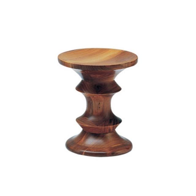 Vitra Stool Model Skammel Solid Valnød