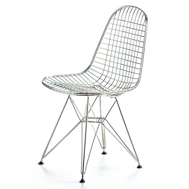 Vitra Wire Dkr Spisebordsstol Krom