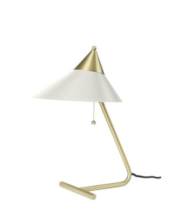 Warm Nordic Brass Top Bordlampe Varm Hvid