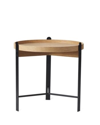 Warm Nordic Compose Sofabord ø50 Egetræ Sort