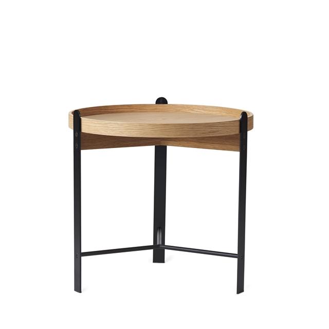 Warm Nordic Compose Sofabord ø50 Egetræ Sort