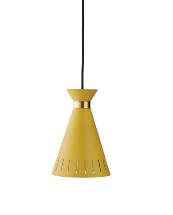 Warm Nordic Cone Pendel Honning Gul