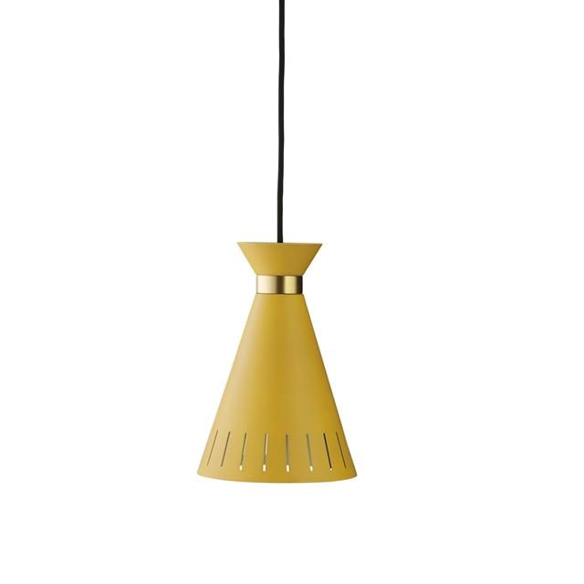 Warm Nordic Cone Pendel Honning Gul