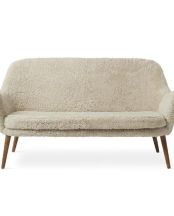 Warm Nordic Dwell  -seater Sofa Sheepskin Moonlight