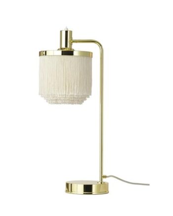 Warm Nordic Fringe Bordlampe Cream Hvid