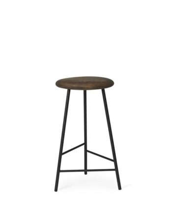 Warm Nordic Pebble Barstol H65 Røget Egetræ Sort