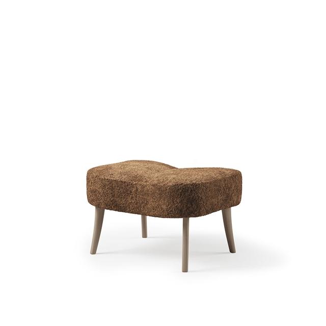 Warm Nordic Pragh Puf Sheepskin Drake Hvidoileret Eg