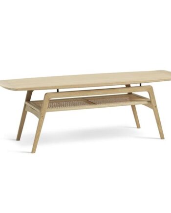 Warm Nordic Surfboard Sofabord Egetræ Med Hylde