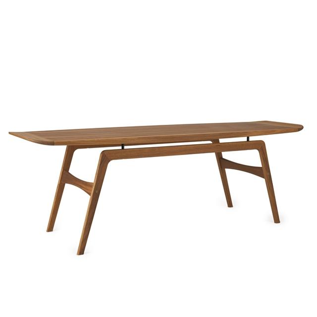 Warm Nordic Surfboard Sofabord Teaktræ