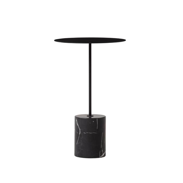Wendelbo Calibre Sidebord Højt Sort Sort Marmor