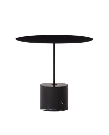 Wendelbo Calibre Sidebord Lavt Sort Sort Marmor