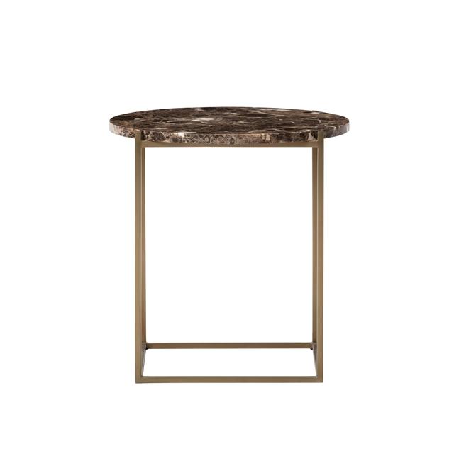 Wendelbo Circle Sidebord ø48 Emperador Marmor