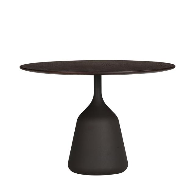 Wendelbo Coin Sidebord ø58 Lavt Mørkebrun Eg