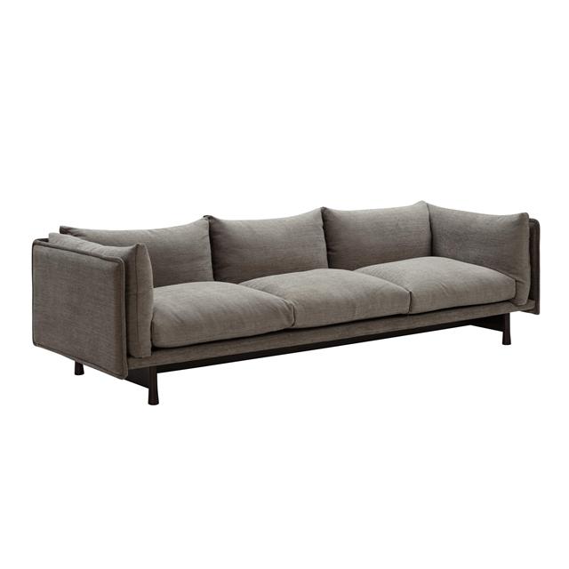 Wendelbo Kite Modulsofa 01 Str Roco 08 Sort Bejdset Egetræ