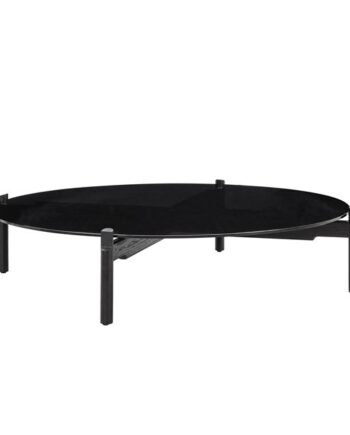 Wendelbo Notch Round Sofabord Ekstra Stor Sort