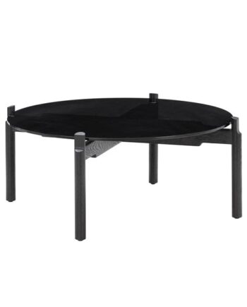 Wendelbo Notch Round Sofabord Medium Sort