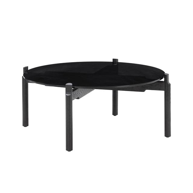Wendelbo Notch Round Sofabord Medium Sort