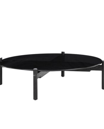 Wendelbo Notch Round Sofabord Stor Sort