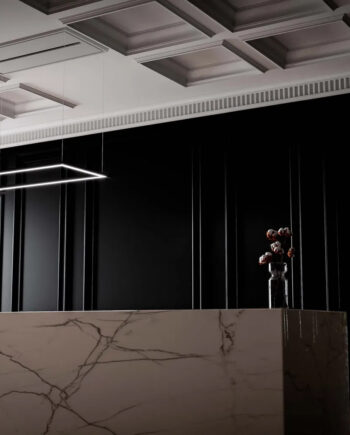 Witt Marble Loftemhætte Hvid