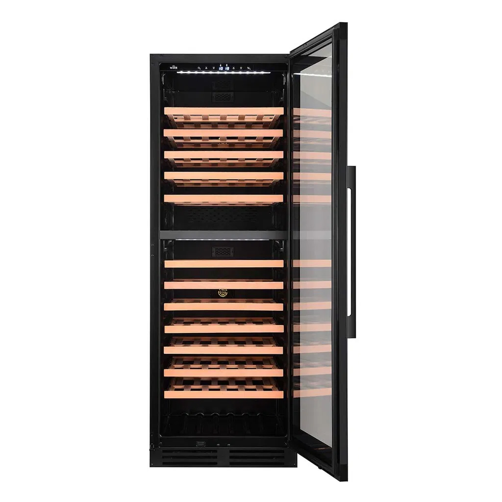 Witt Witt Wcf60172-2bg Fritstående Vinkøleskab Sort