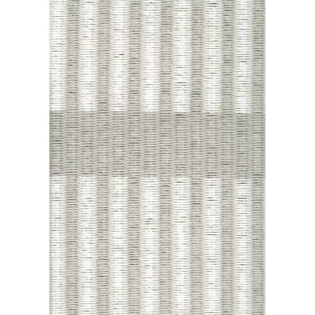 Woodnotes Cut Stripe Gulvtæppe 140x200 Papirgarn Stone White