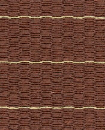 Woodnotes Line Gulvtæppe 140x200 Papirgarn Rødbrun Natural