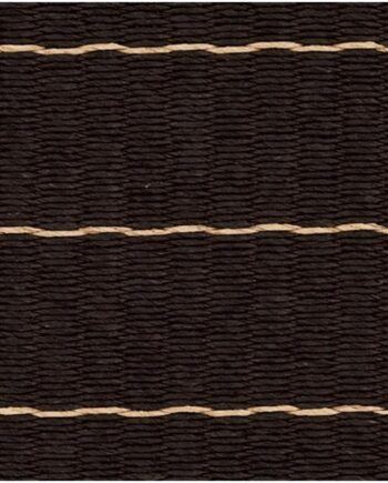 Woodnotes Line Gulvtæppe 140x200 Papirgarn Sort Natural