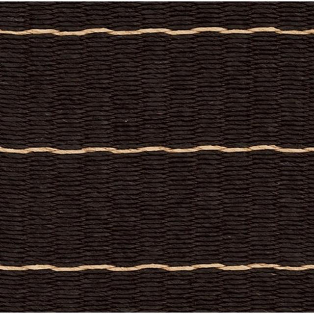Woodnotes Line Gulvtæppe 140x200 Papirgarn Sort Natural