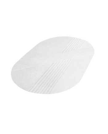 Woud Kyoto Ovalt Guldtæppe 340x210 Cm Off White