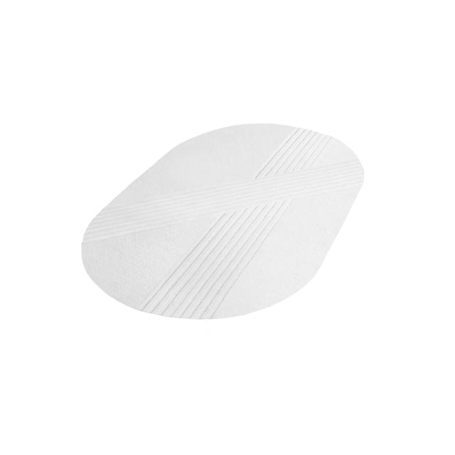 Woud Kyoto Ovalt Guldtæppe 340x210 Cm Off White