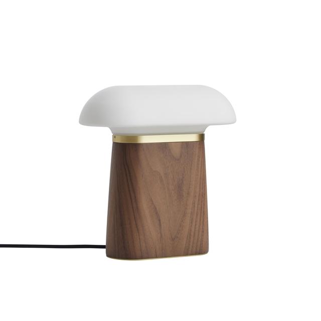 Woud Nova Bordlampe Valnød Opal