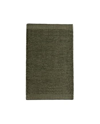 Woud Rombo Gulvtæppe 240x170 Cm Off White Mos Grøn
