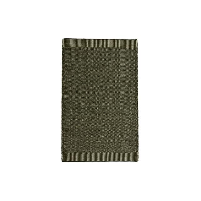 Woud Rombo Gulvtæppe 240x170 Cm Off White Mos Grøn
