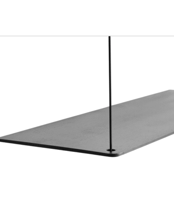 Woud Stedge Ekstra Hylde Sort Eg 80 Cm