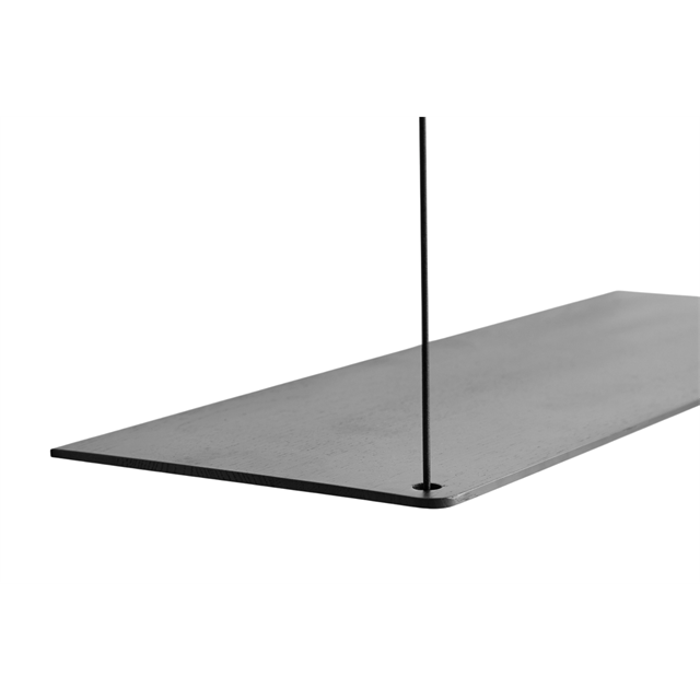 Woud Stedge Ekstra Hylde Sort Eg 80 Cm