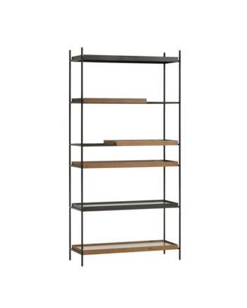 Woud Tray Configuration 20 Hyldesystem Høj Sort Valnød