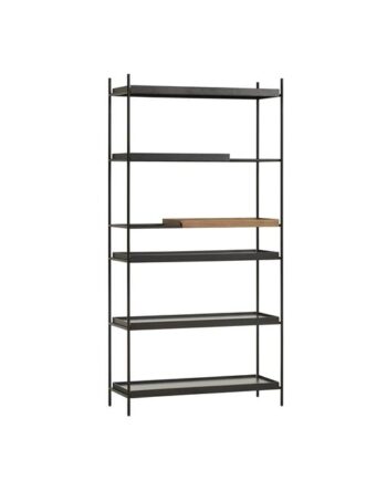 Woud Tray Configuration 21 Hyldesystem Høj Sort Valnød