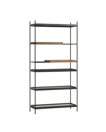 Woud Tray Configuration 23 Hyldesystem Høj Sort Valnød