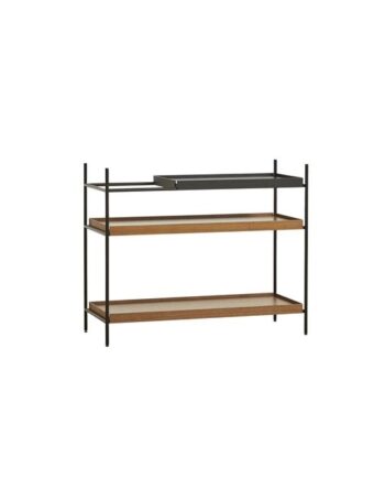 Woud Tray Configuration   Hyldesystem Lav Sort Valnød