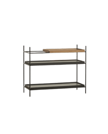 Woud Tray Configuration   Hyldesystem Lav Sort Valnød