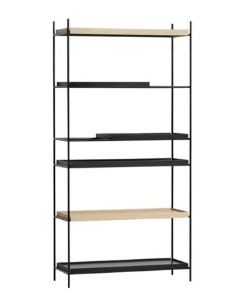 Woud Tray Style 11 Reol Høj Eg Sort
