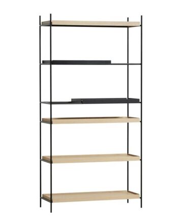 Woud Tray Style 16 Reol Høj Eg Sort