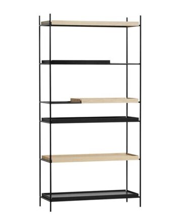 Woud Tray Style 10 Reol Høj Eg Sort