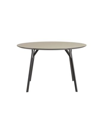 Woud Tree Rundt Bord ø120 Sort Beige Laminat