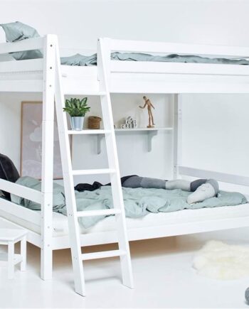 Hoppekids Eco Luxury Høj Køjeseng Med Skrå Stige 120   200 Cm