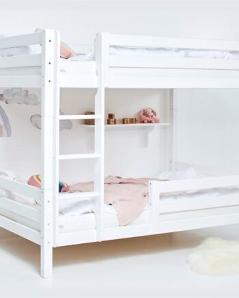 Hoppekids Eco Luxury Høj Køjeseng Med Stige Og Sengehest 120   200 Cm