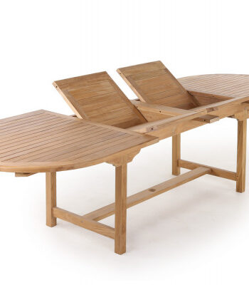 Alma Teak Udtræksbord 100x200 250 300 Cm