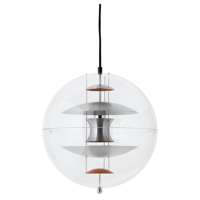 Verner Panton Vp Globe Pendel  :40 Cm  Brushed Alu