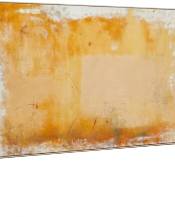 Abstrakt Maleri Med Træramme Kave Home Selnar 200x120 Cm Gul