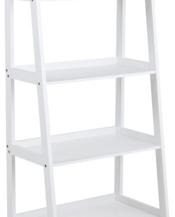 Act Nordic Wally Bogreol       Hylder Og Trappeform Hvid Mdf